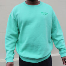 Load image into Gallery viewer, Manifest Sweatshirt in Mint Green
