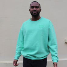 Load image into Gallery viewer, Manifest Sweatshirt in Mint Green
