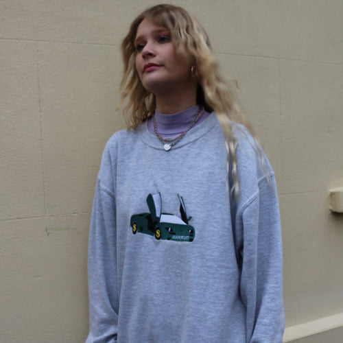 Manifest Embroidered Sports Car Sweatshirt