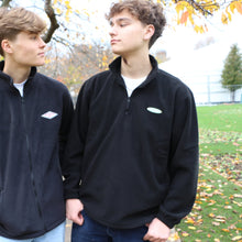 Load image into Gallery viewer, Black Quarter-Zip Fleece
