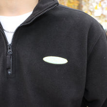 Load image into Gallery viewer, Black Quarter-Zip Fleece
