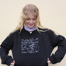Load image into Gallery viewer, Benny X Manifest Collaboration Sweatshirt in Black
