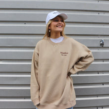 Load image into Gallery viewer, Manifest Neutral Beige Sweatshirt Jumper
