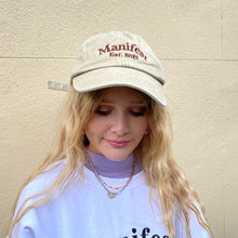 Load image into Gallery viewer, Embroidered Manifest Cap Brown
