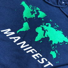 Load image into Gallery viewer, World Hoodie in Navy- Manifest
